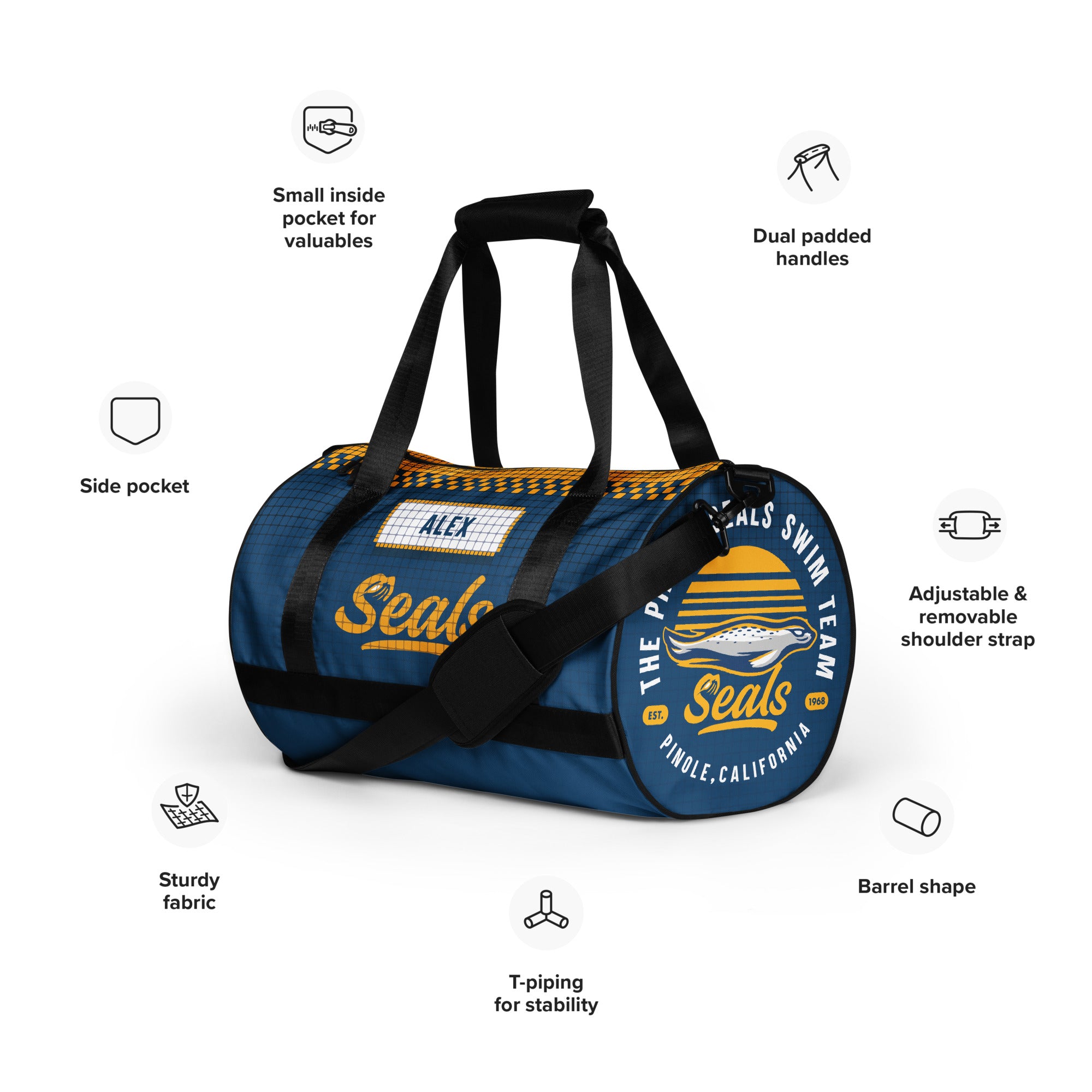Seals Water-resistant Duffle Bag