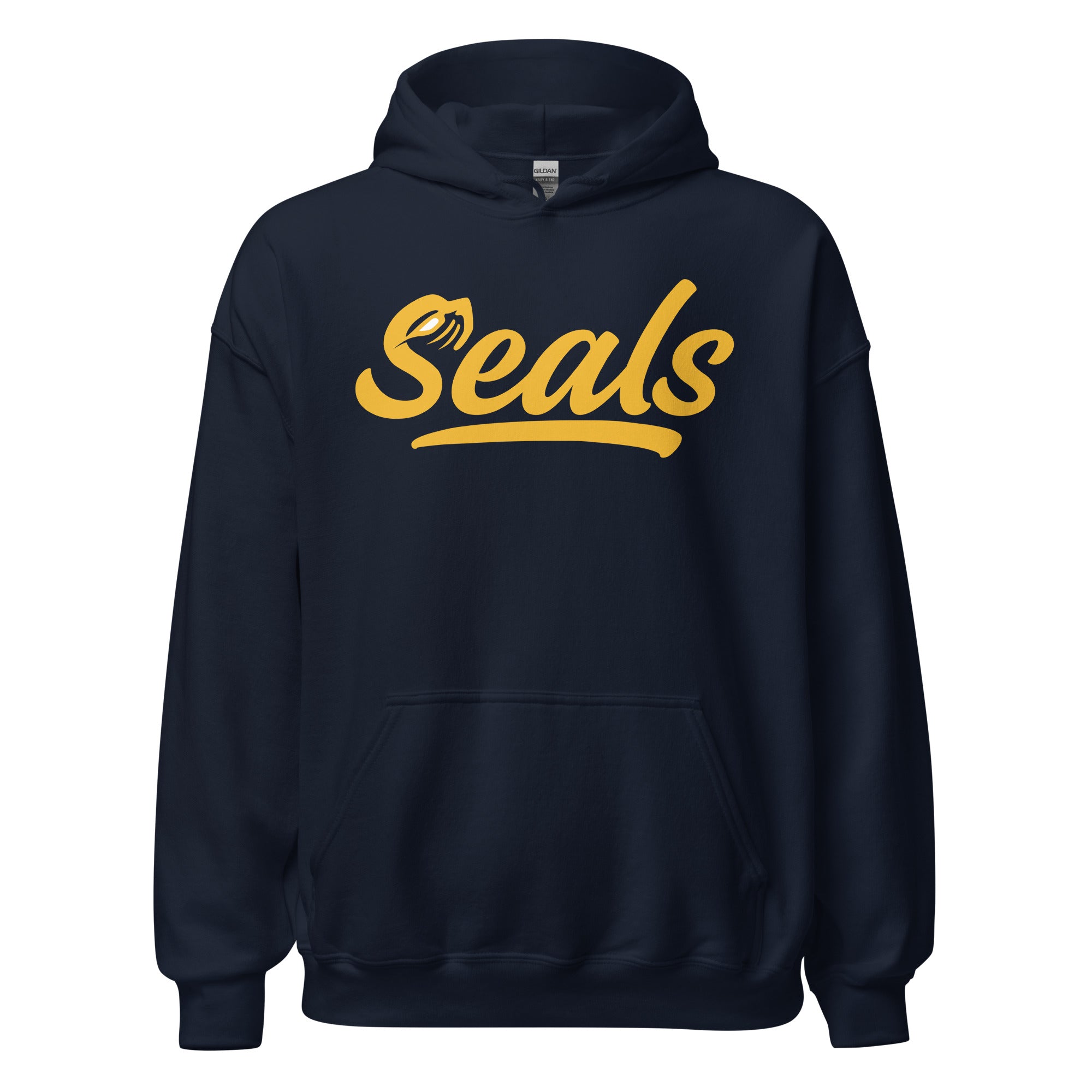 "Seals" Hoodie—Navy—Adult